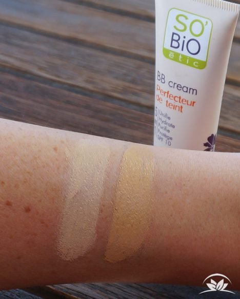 BB Creme Swatches So'Bio