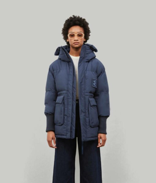 Embassy of Bricks and Logs vegane Winterjacke Hallifax blau