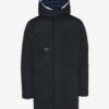 KnowledgeCotton Apparel Arctic Canvas Parka Jacket total eclipse