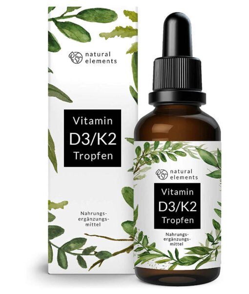 natural elements Vitamin D3 + K2 Tropfen 50ml