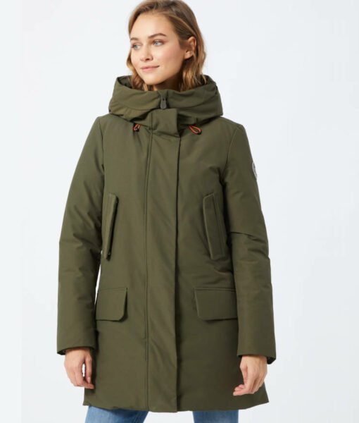 Save the duck Winterparka "Cappotto Cappuccio" oliv